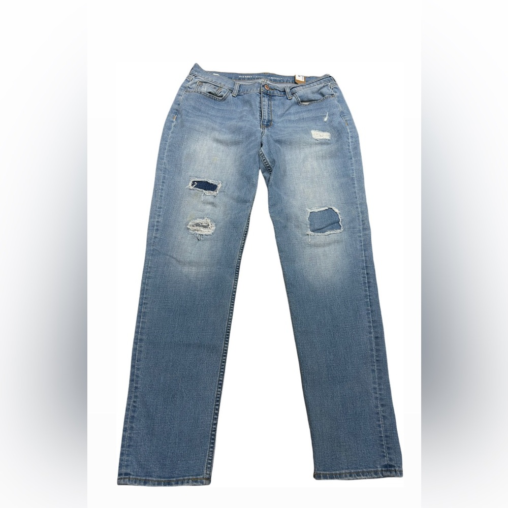 Old Navy Women's Boyfriend Jeans - Light Blue